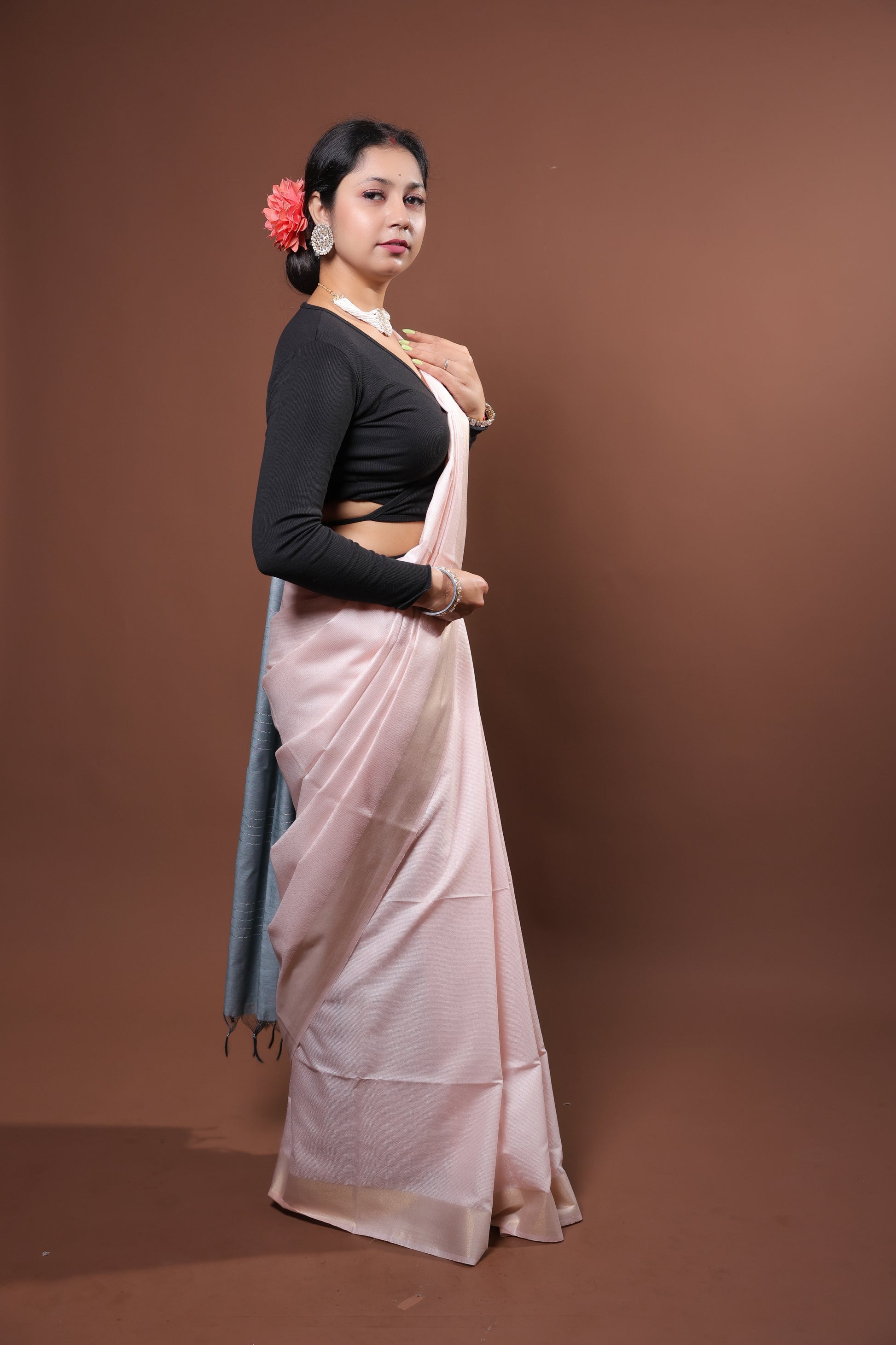 cotton viscos sarees