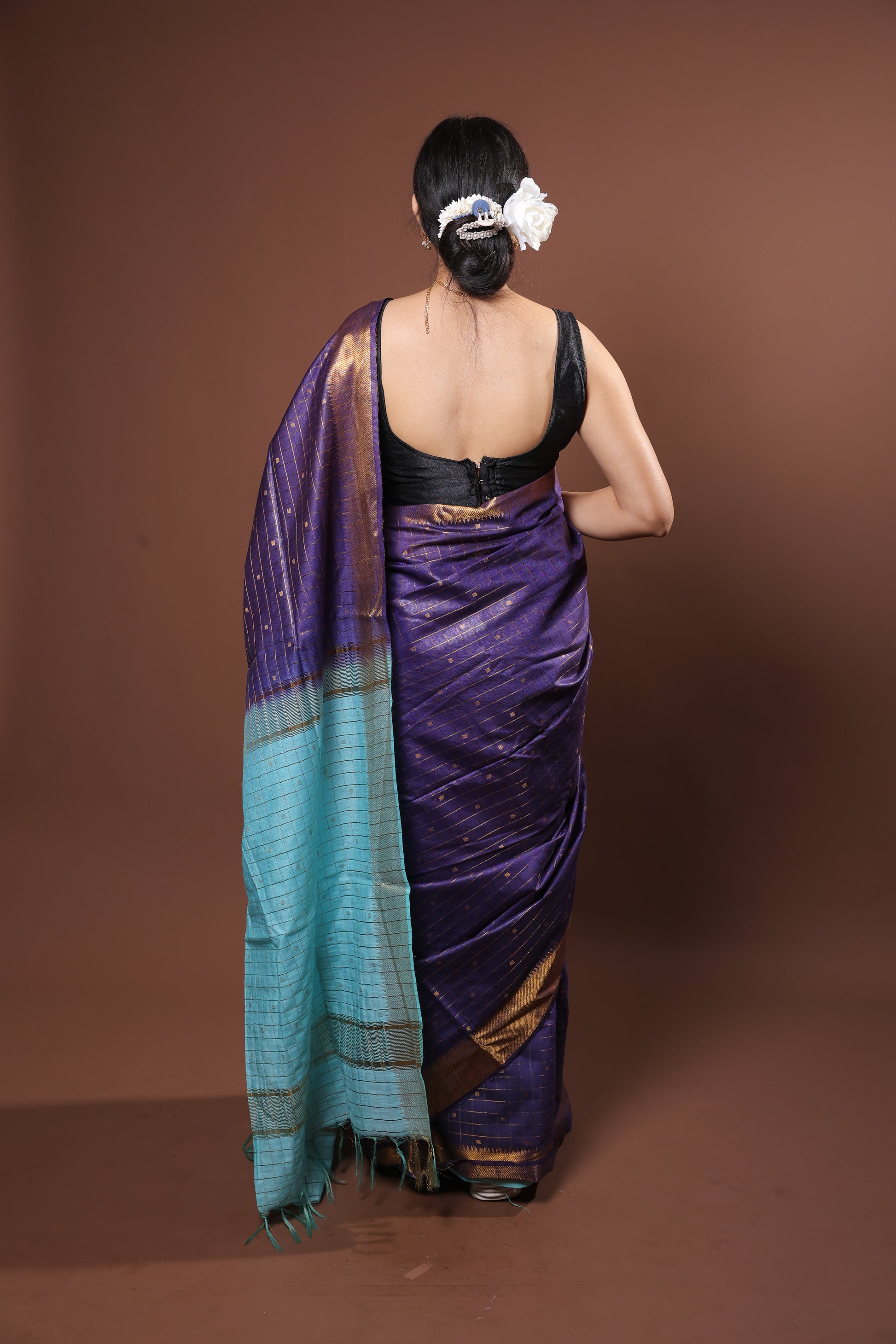 cotton viscose saree