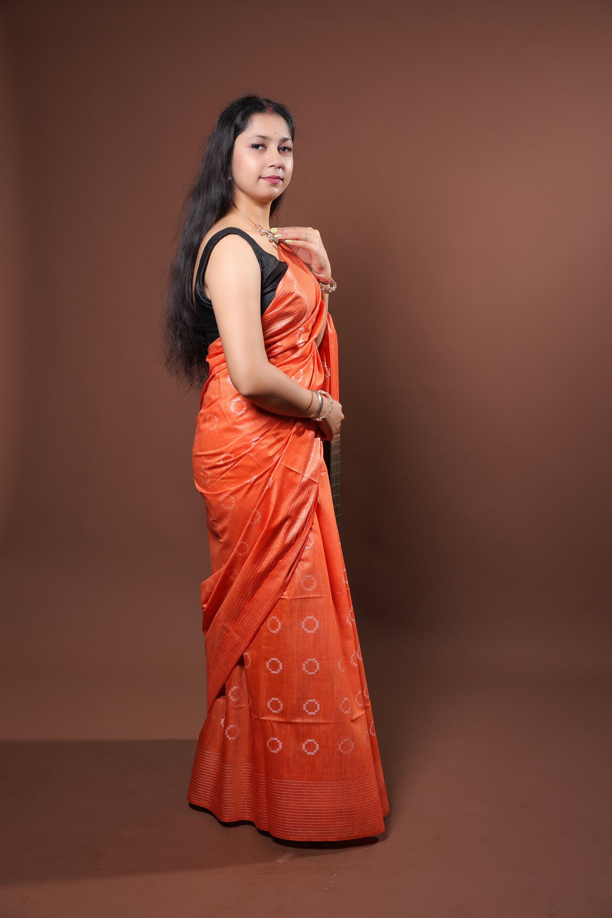 cotton viscose saree