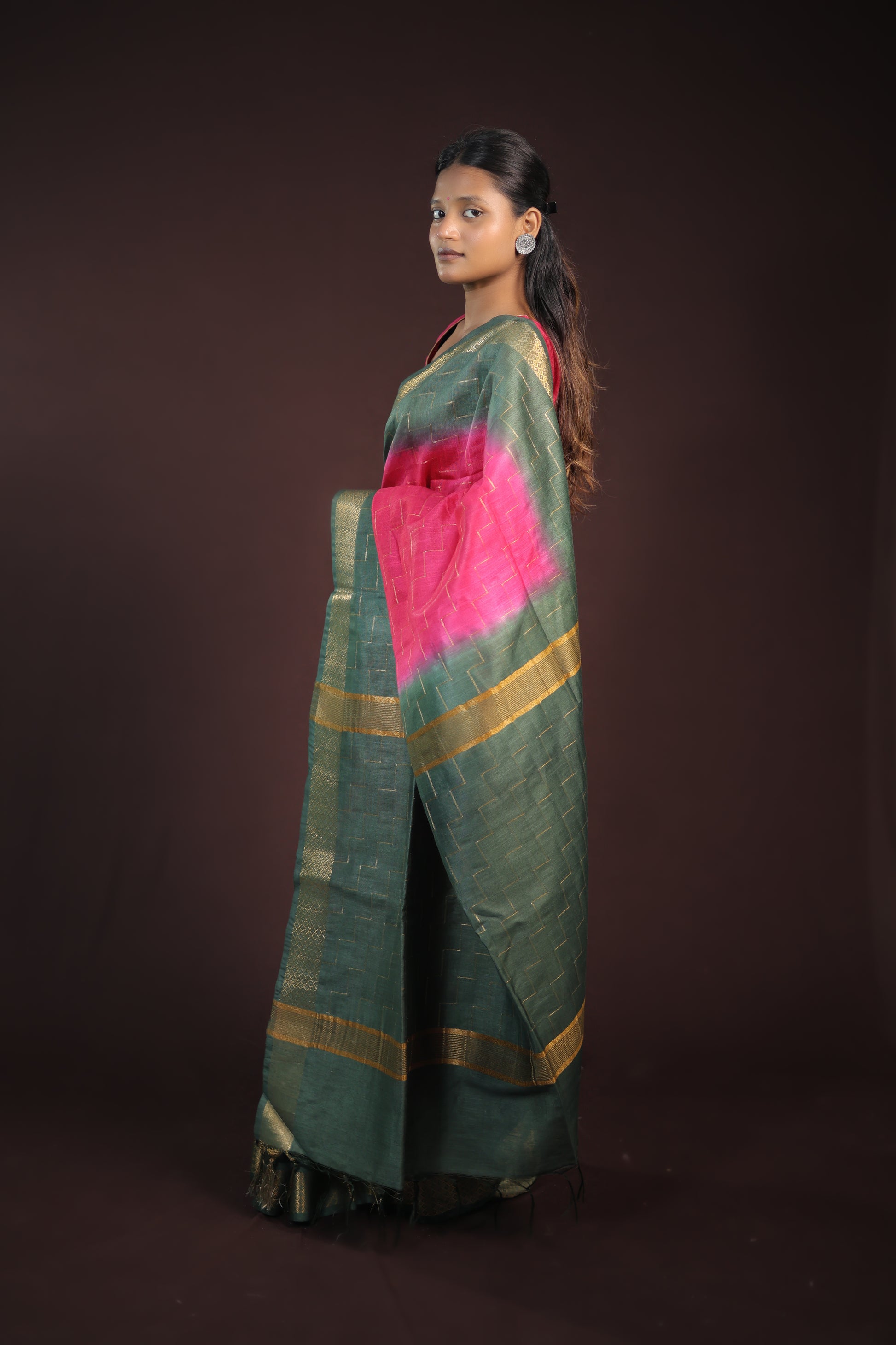 cotton viscos sarees