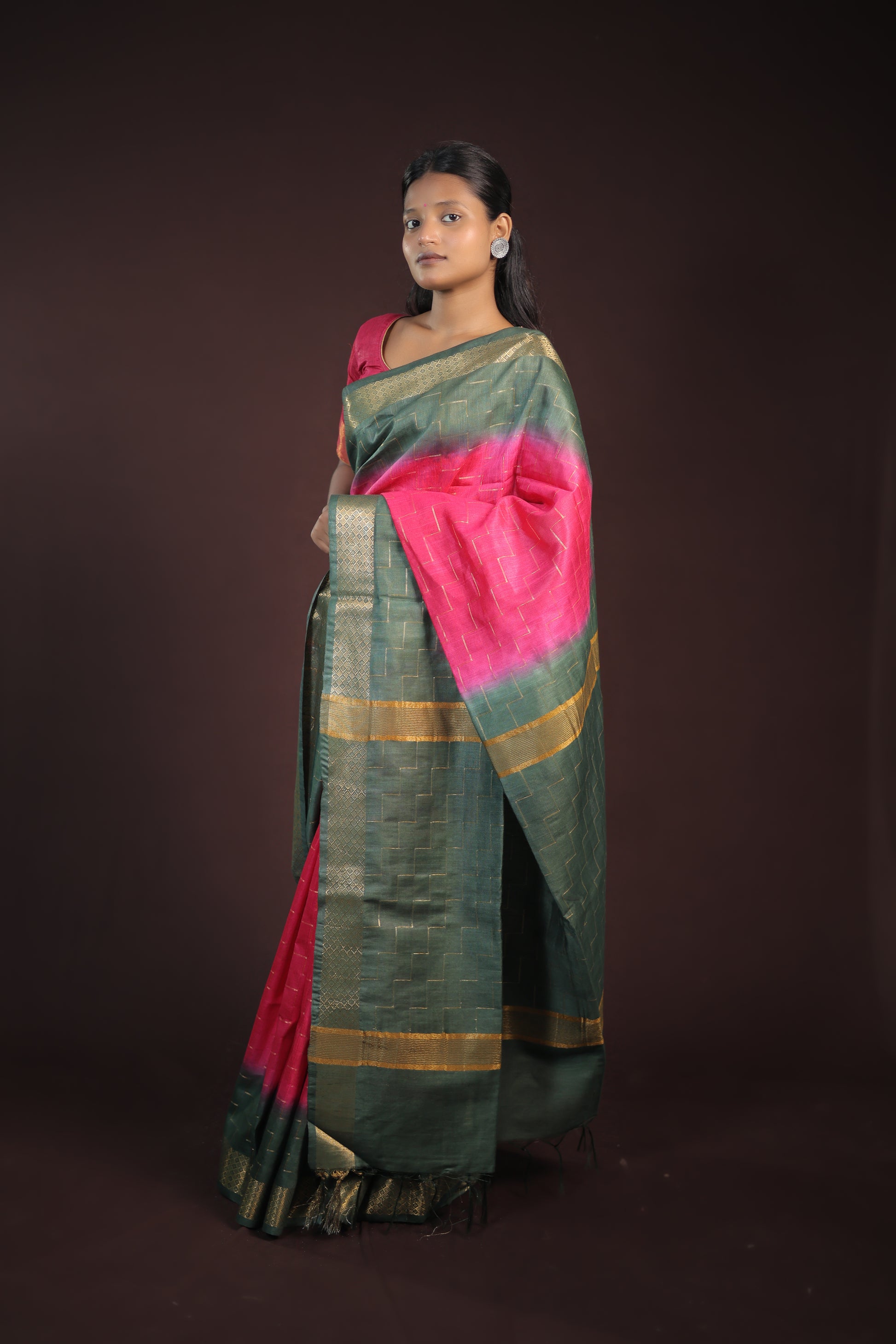 cotton viscos sarees