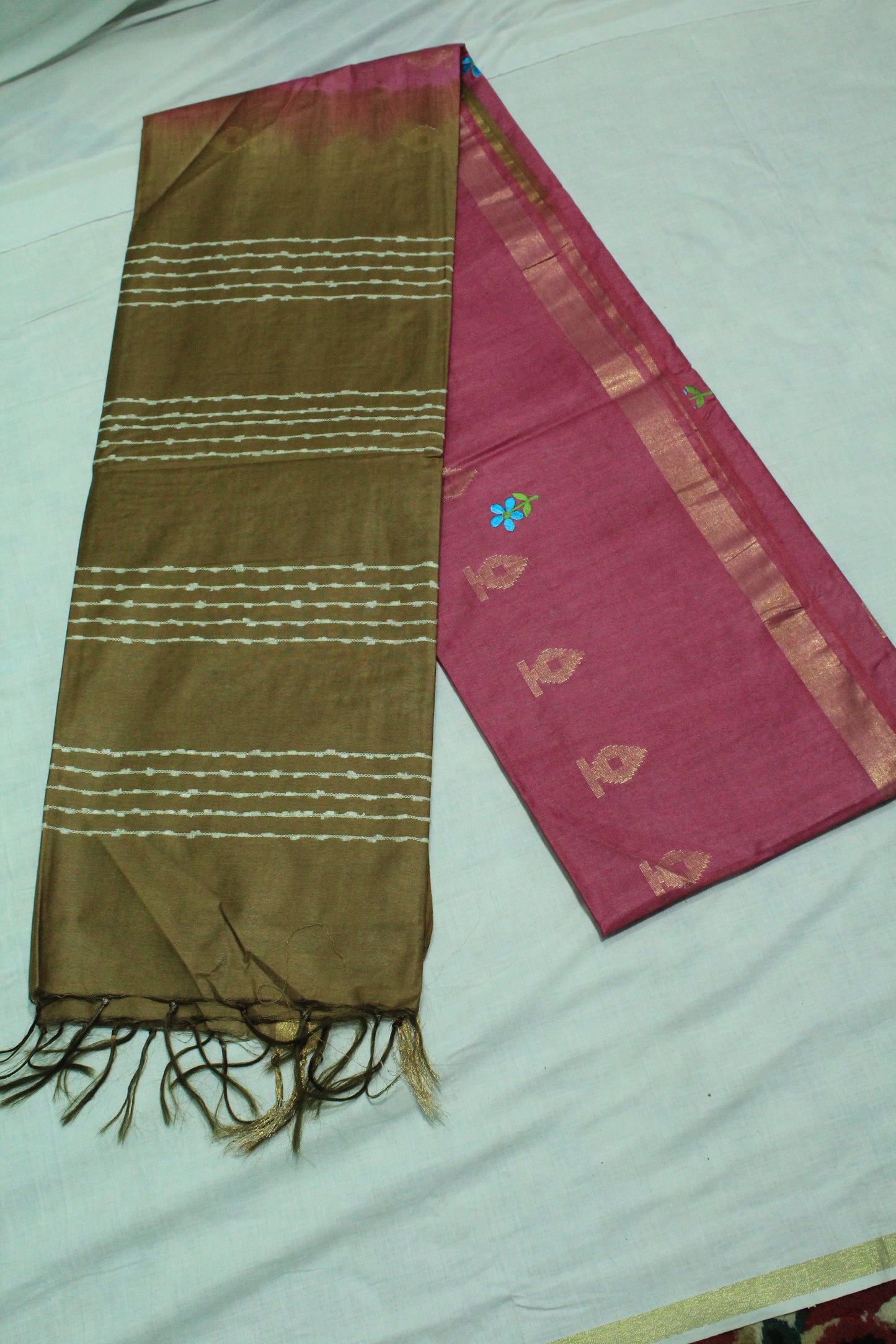 Embroidered Festive wear saree