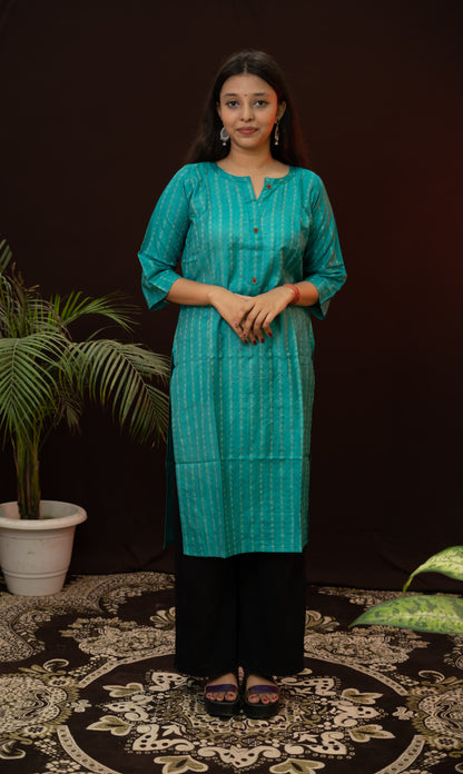 Sky Blue Formal wear kurti