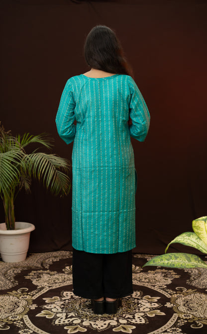 Sky Blue Formal wear kurti