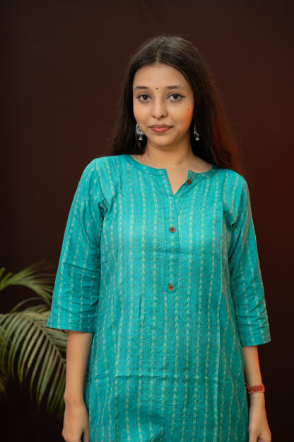 Sky Blue Formal wear kurti