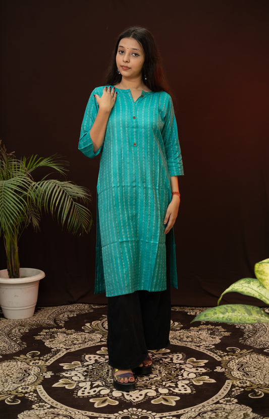 Sky Blue Formal wear kurti