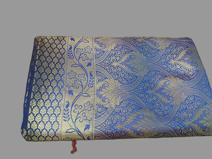 Banarasi saree in blue color with stunning design